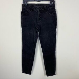 Maurices black skinny jeans high rise minimalist